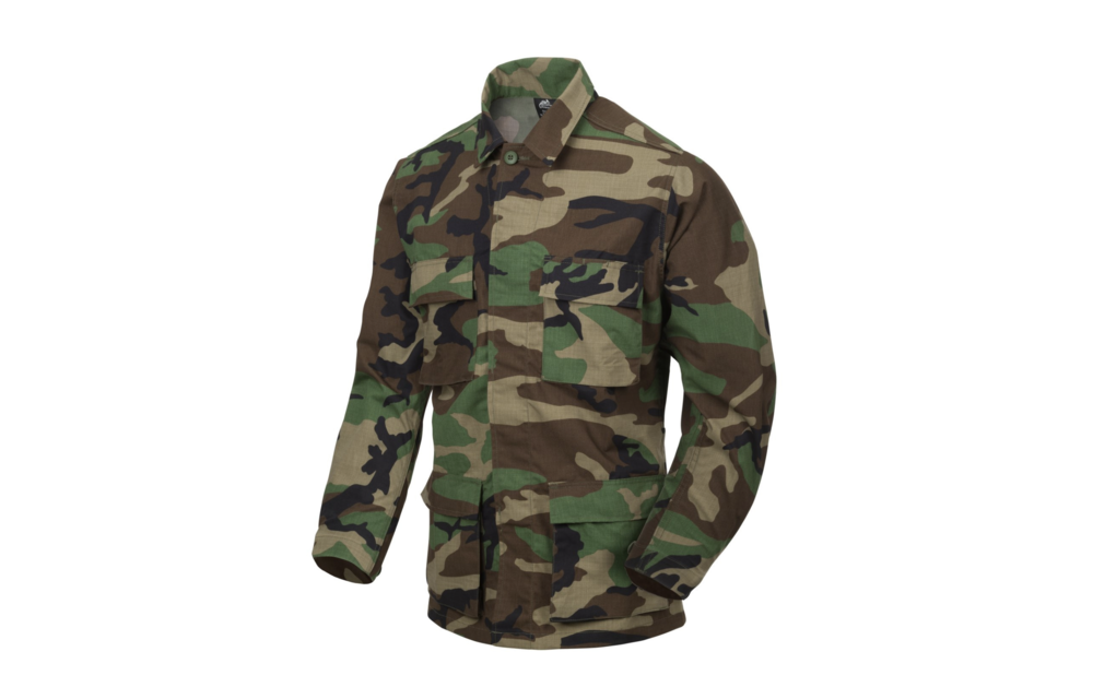 BDU Shirt (Polycotton Ripstop) (Woodland)