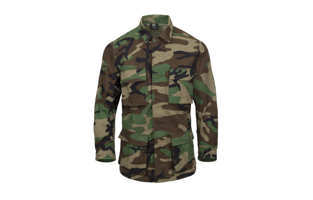BDU Shirt (Polycotton Ripstop) (Woodland)