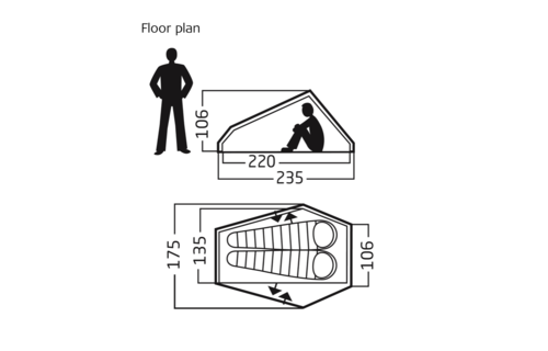 Telemark 2.2 PU Trekking Tent (Olive)