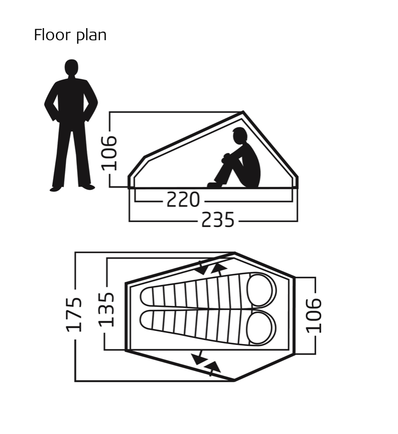 Telemark 2.2 PU Trekking Tent (Olive)