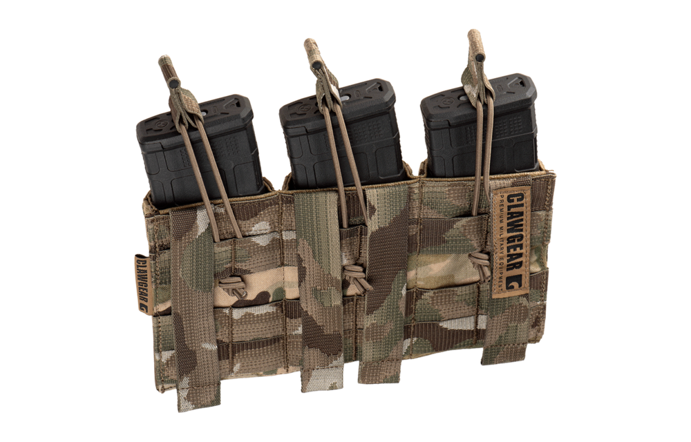 5.56mm Open Triple Mag Pouch Core (Multicam)