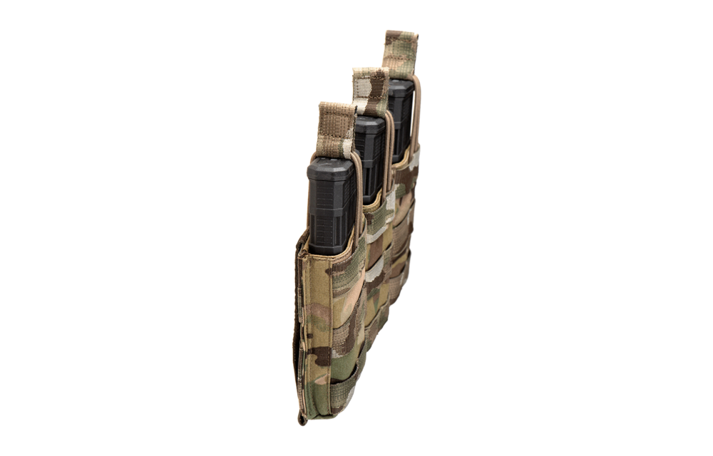 5.56mm Open Triple Mag Pouch Core (Multicam)