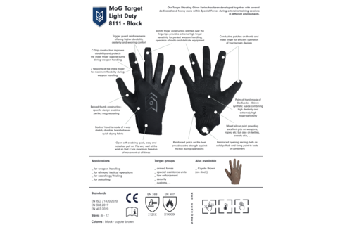 Target Light Duty Gloves (Coyote)