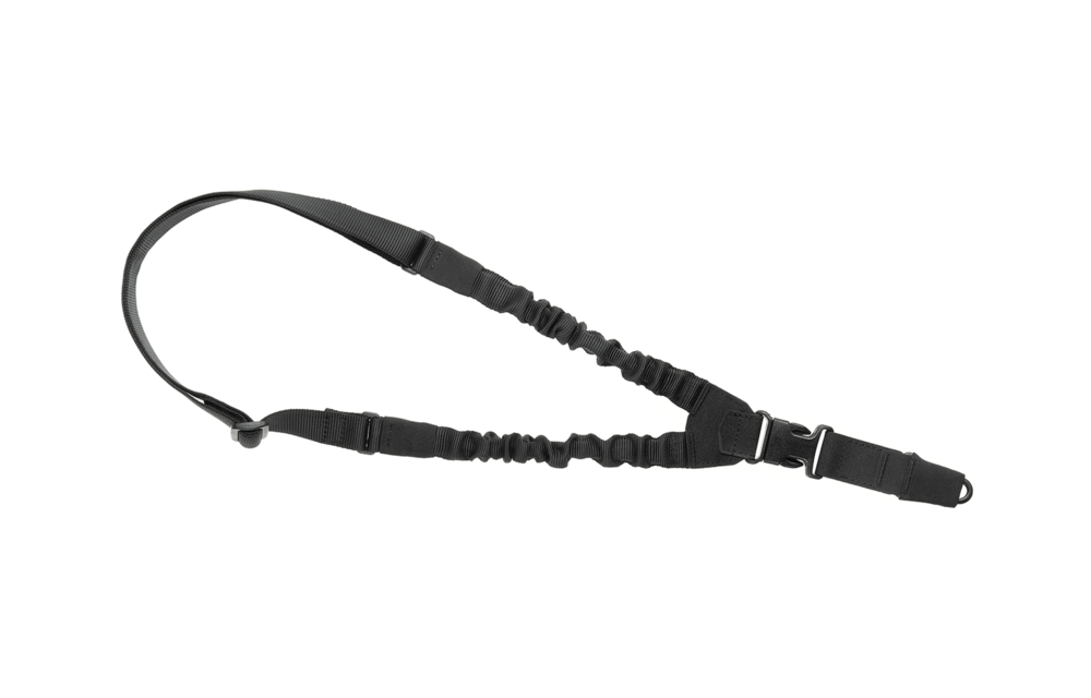 One Point Elastic Support Sling Snap Hook (Black)
