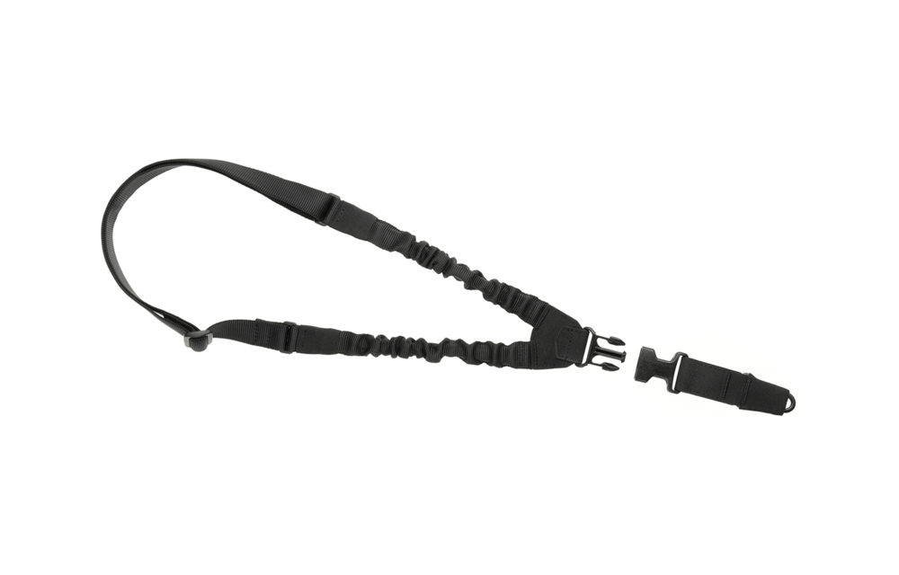 One Point Elastic Support Sling Snap Hook (Black)