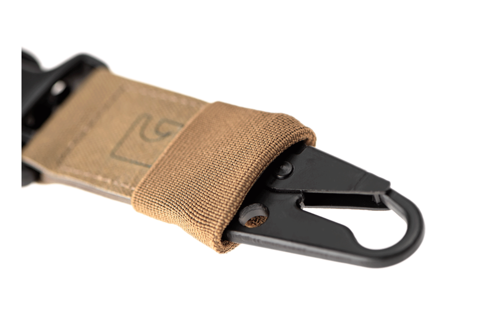One Point T-End Sling Snap Hook (Coyote)