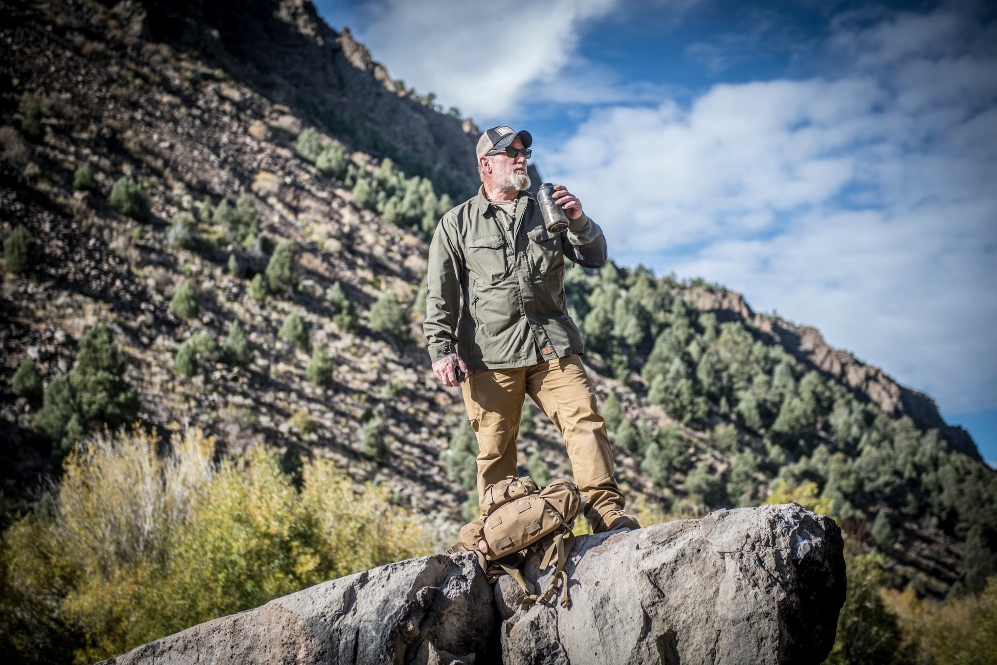 Woodsman Shirt (Taiga Green/Black A)