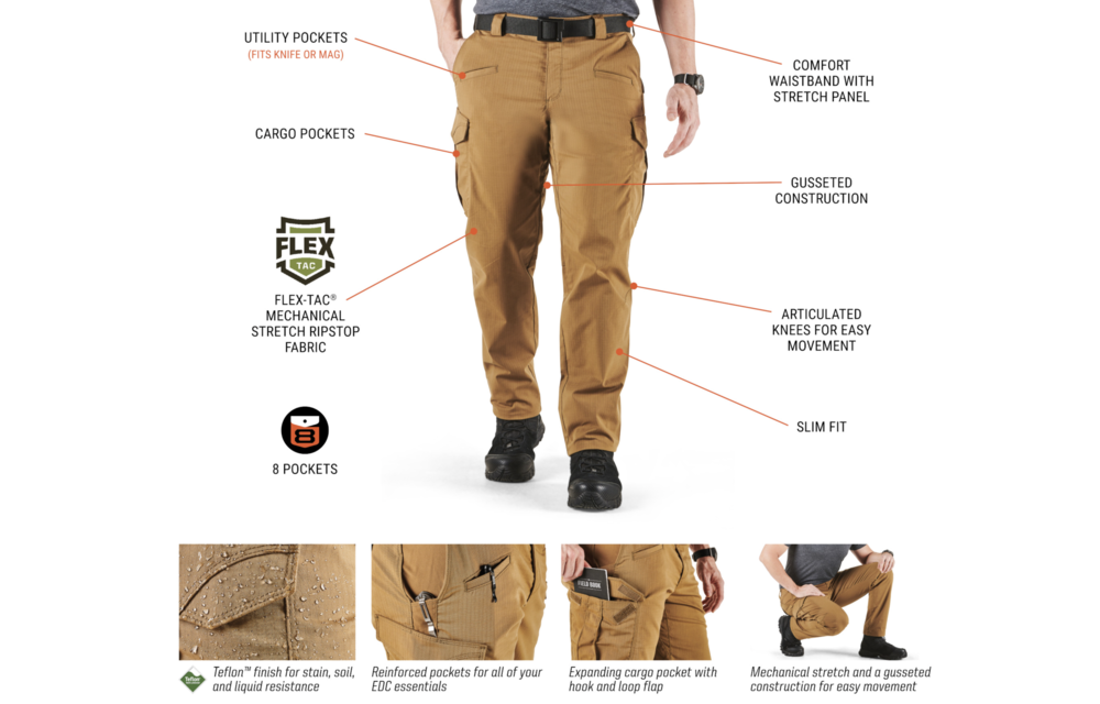 Icon Cargo Pants (Straight Fit) (Dark Navy)