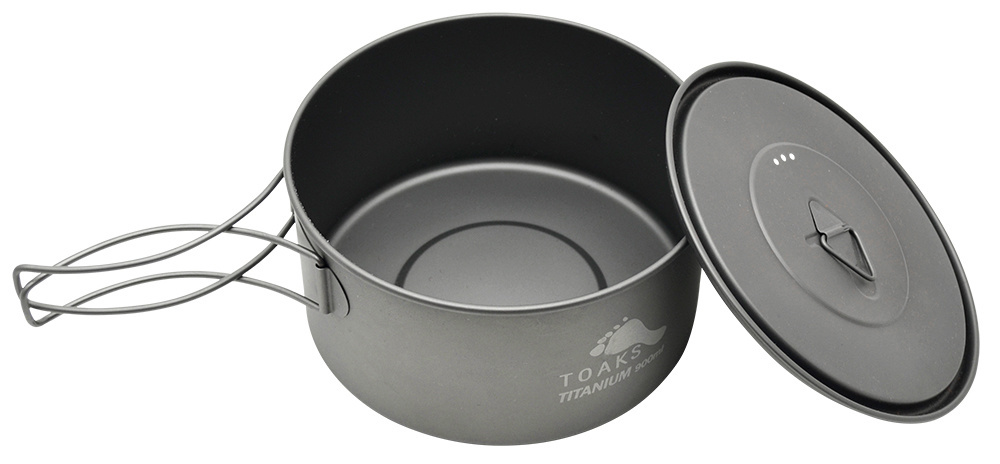 Titanium Pot  With Lid (900ml)