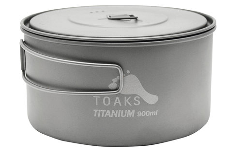 Titanium Pot  With Lid (900ml)