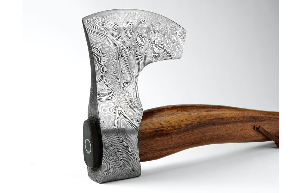 Vidar Damast Vikingbijl (Medium)