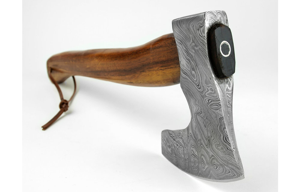 Vidar Damast Vikingbijl (Medium)
