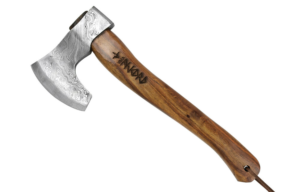Vidar Damast Vikingbijl (Medium)