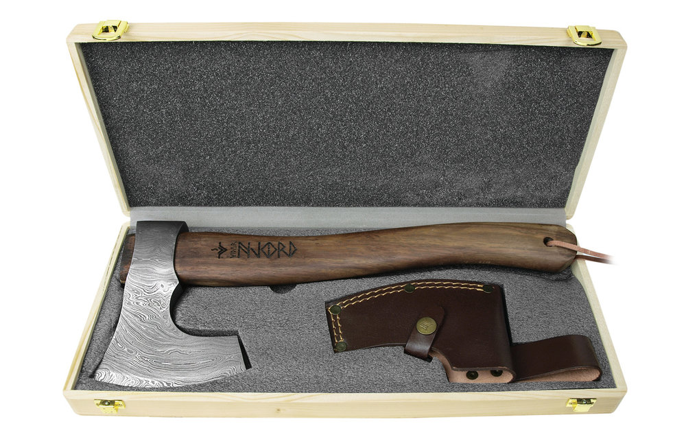 Vidar Damast Vikingbijl (Medium)