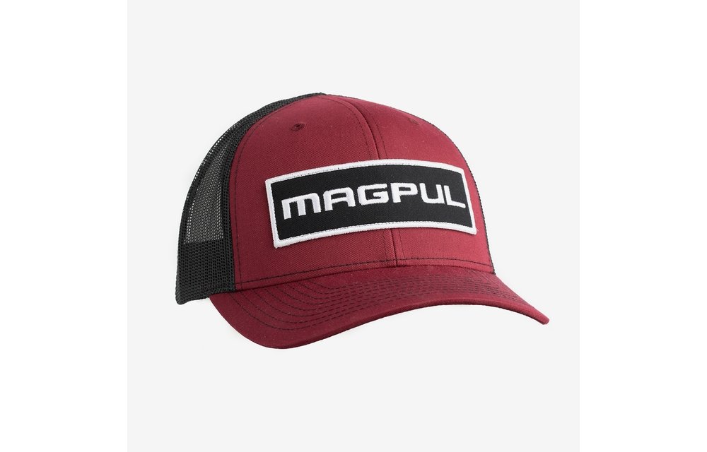 Wordmark Patch Trucker Cap (Red)