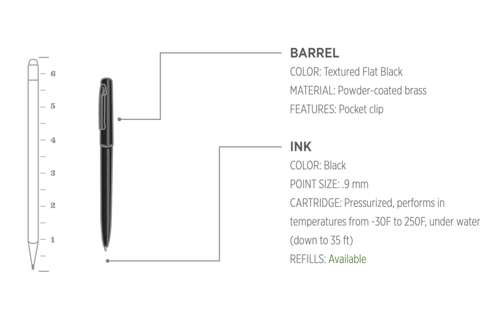 All-Weather Pen Mechanical Pen (Orange)