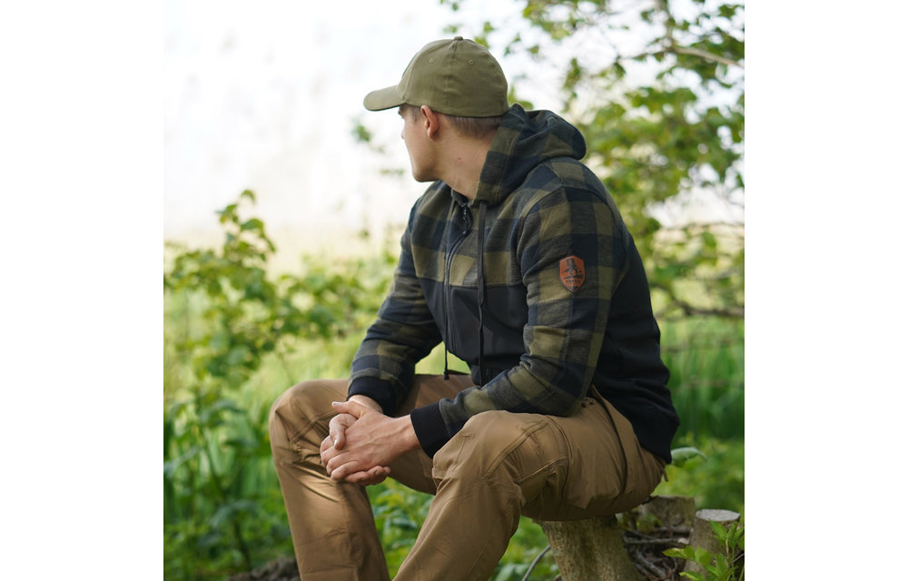 Lumbershell Jacket (Cotton + Softshell) (Olive/Black)