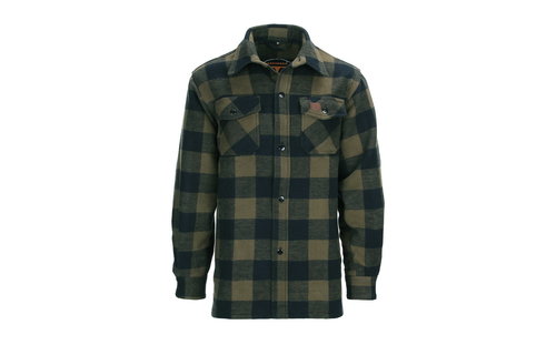 Lumberjack Flannel Shirt (Black/Olive)