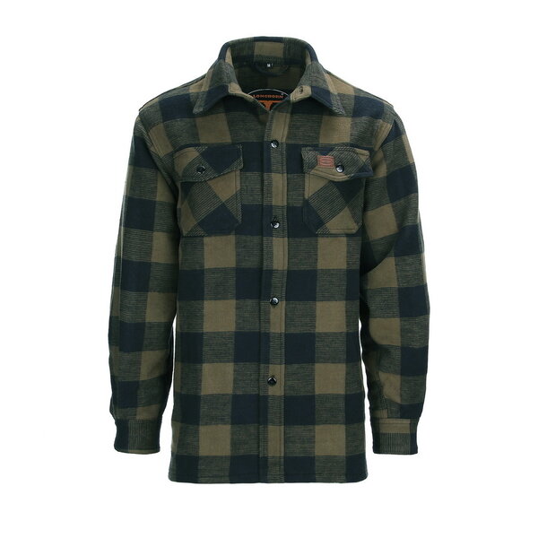 Lumberjack Flannel Shirt (Black/Olive)