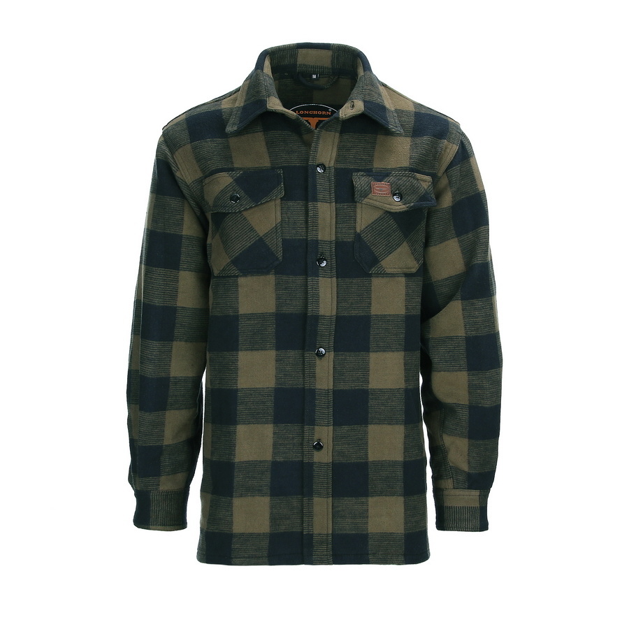 Lumberjack Flannel Shirt (Black/Olive)