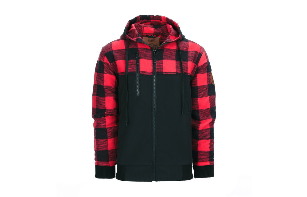Lumbershell Jack (Cotton + Softshell) (Red/Black)