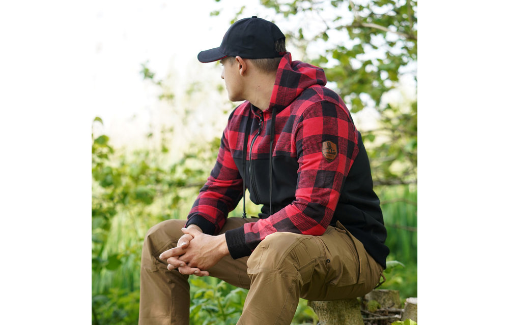 Lumbershell Jack (Cotton + Softshell) (Red/Black)