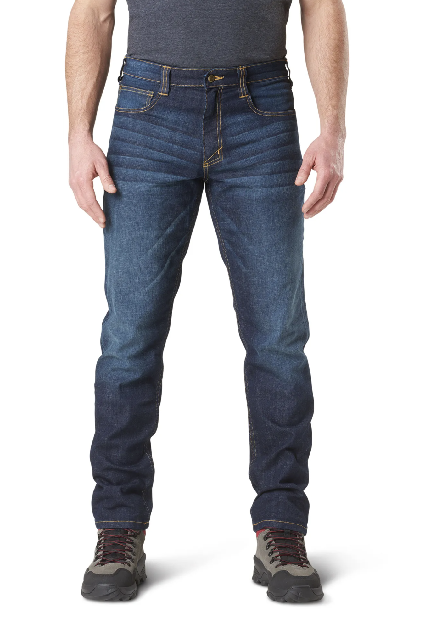 Defender-Flex Slim Jeans (Dark Wash Indigo)