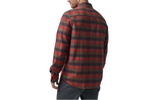 Lester Long Sleeve Shirt (Red Bourbon Plaid)