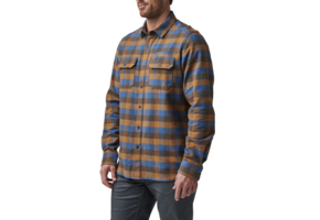Lester Long Sleeve Shirt (Cobalt Blue Plaid)