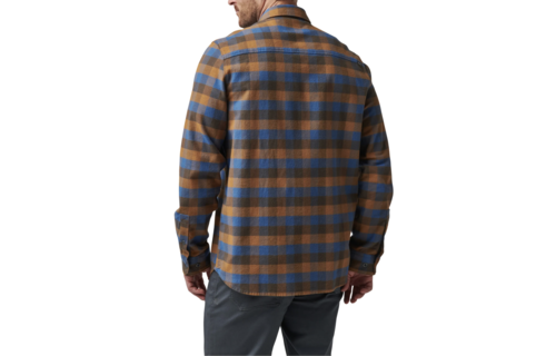 Lester Long Sleeve Shirt (Cobalt Blue Plaid)