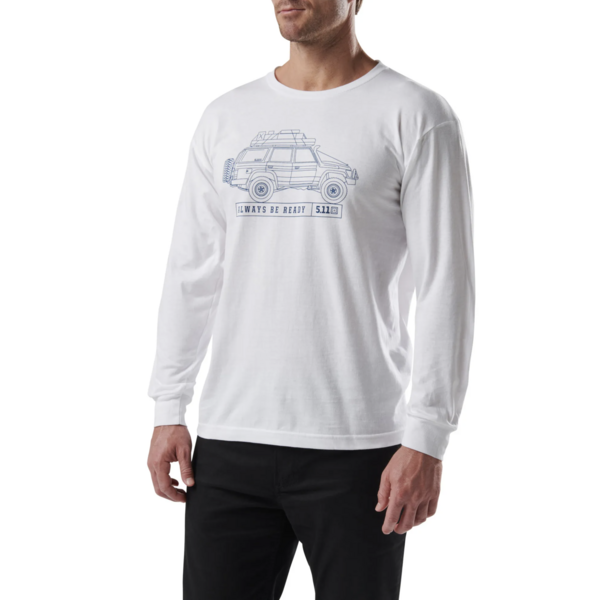 Offroad Dreaming Long Sleeve T-Shirt (White)