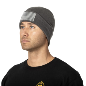 Cuffed Flag Bearer Beanie (Dark Navy)