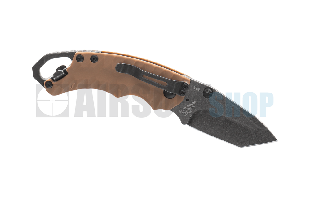 Shuffle II Linerlock Folder Knife (Tan)