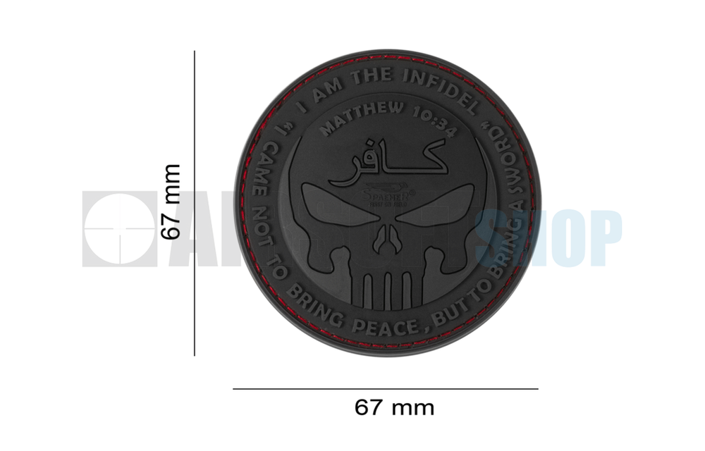 The Infidel Punisher Rubber Patch (Blackops)