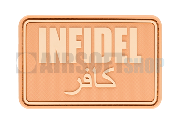 Infidel Large Rubber Patch (Desert)