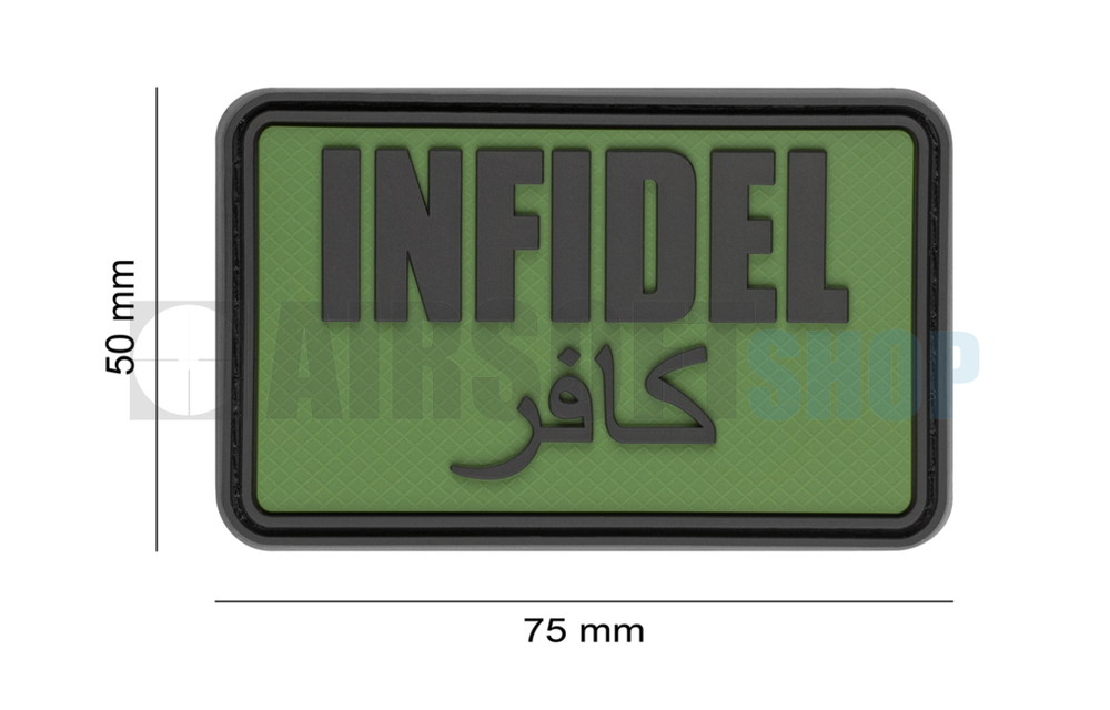 Infidel Large Rubber Patch (Forest)
