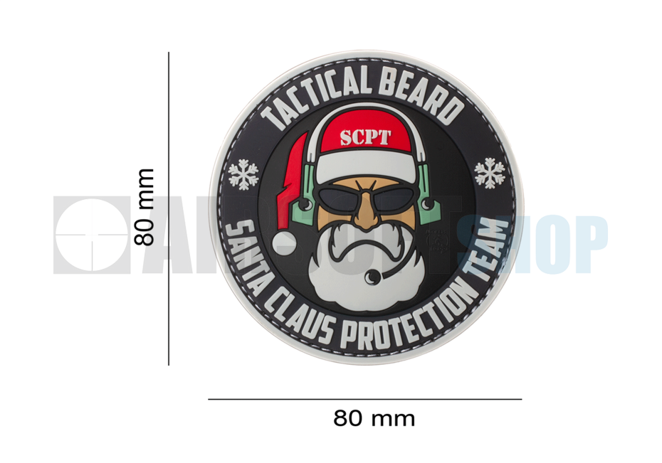 Santa Claus Protection Team Rubber Patch (Color)