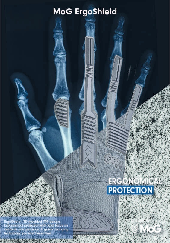 Target 8110 High Abrasion ErgoShield Gloves  (Black)