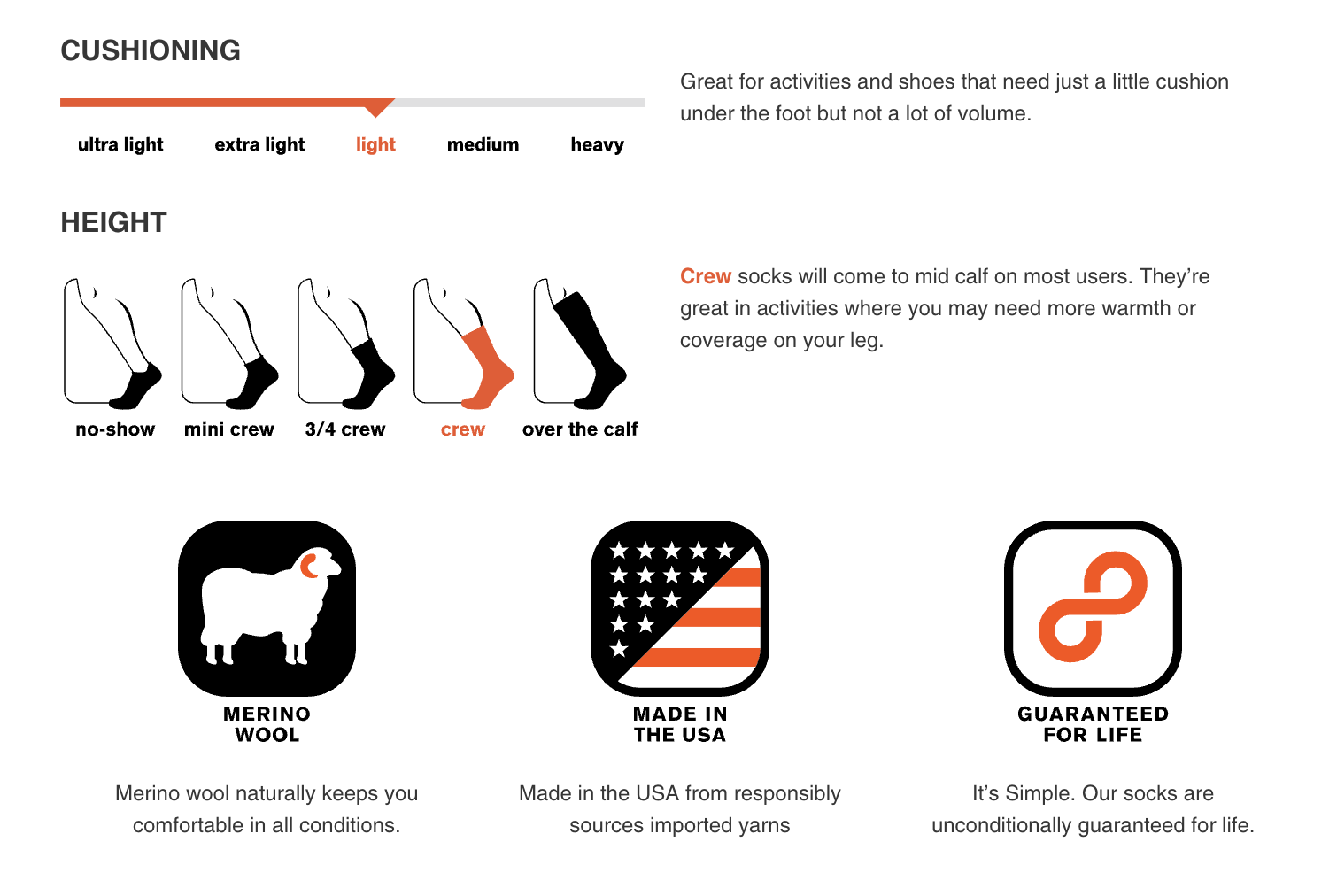 Classic Light Cushion Crew (Grey)