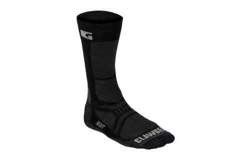 Merino Crew Socks (Black)