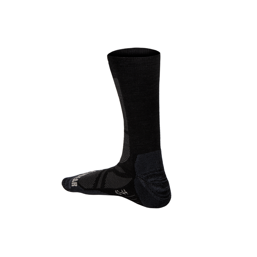 Merino Crew Socks (Black)