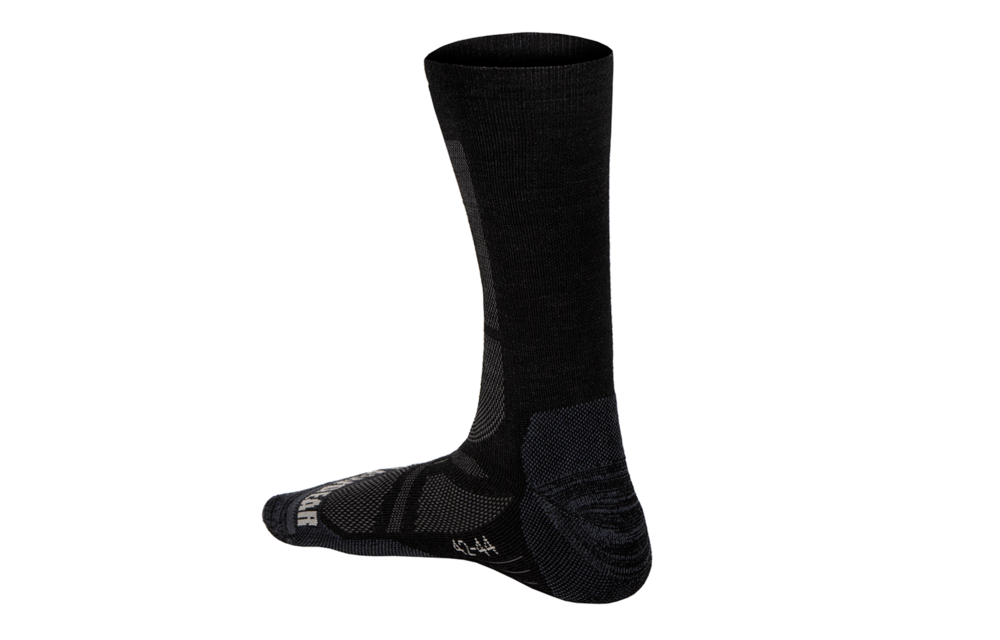 Merino Crew Socks (Black)