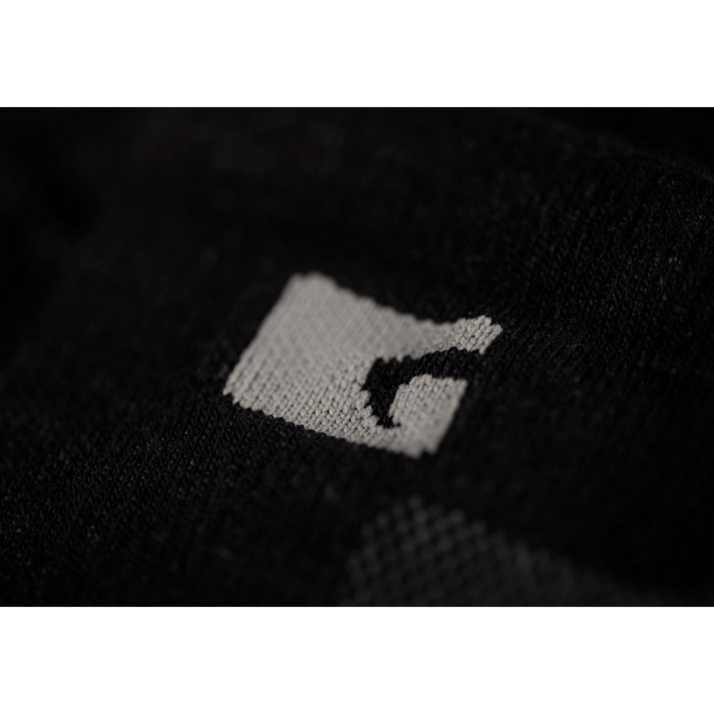 Merino Crew Socks (Black)