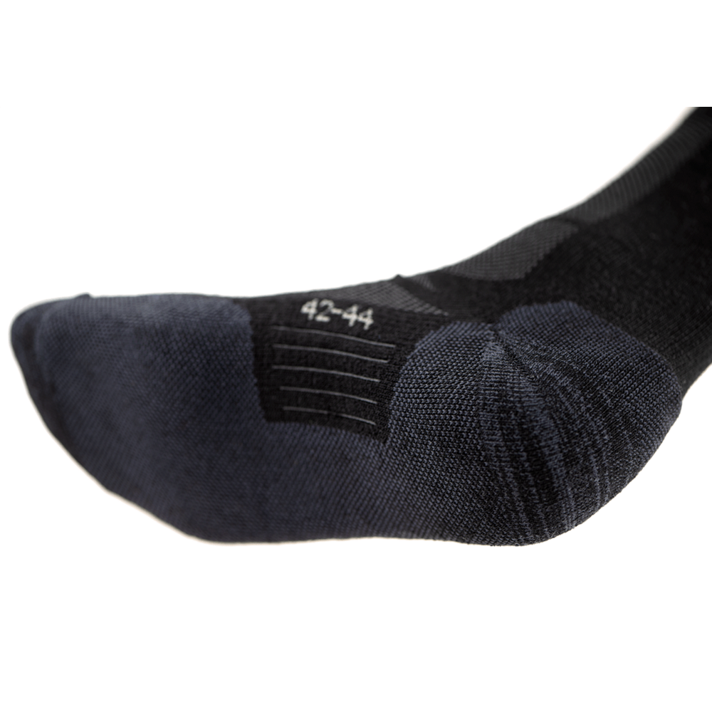 Merino Crew Socks (Black)