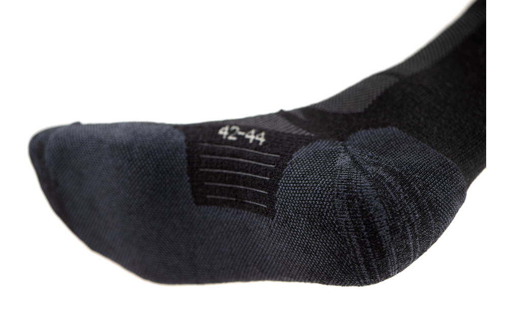 Merino Crew Socks (Black)