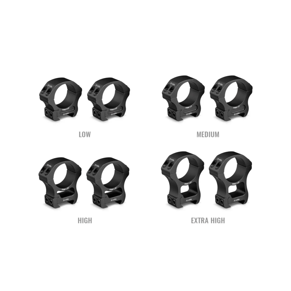 30mm High Scope Mount Pro Ring Set