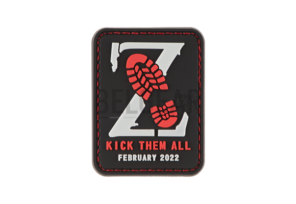Kick Them All Z Patch (Red)