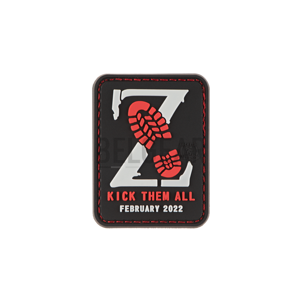 Kick Them All Z Patch (Red)