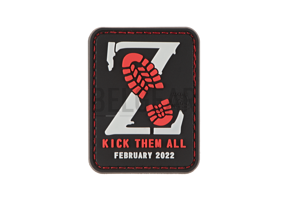 Kick Them All Z Patch (Red)