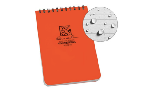 All Weather Notebook No. OR46 (Blaze Orange)